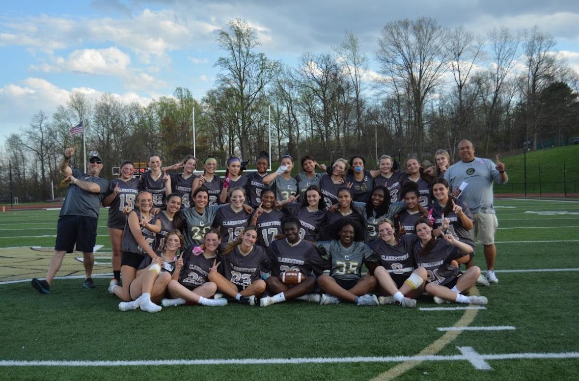 The Varsity Flag Football Girls gearing up for Playoffs