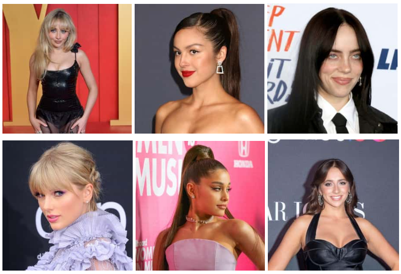 Photos courtesy of “The 40+ Best Female Pop Singers Of 2024” from Ranker website